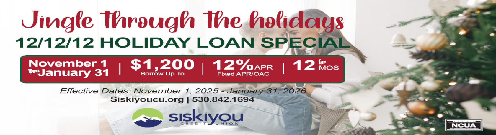Holiday Loan Special